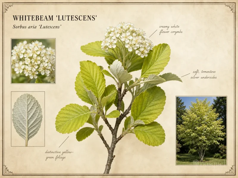 Whitebeam ‘Lutescens’ (Sorbus aria ‘Lutescens’)