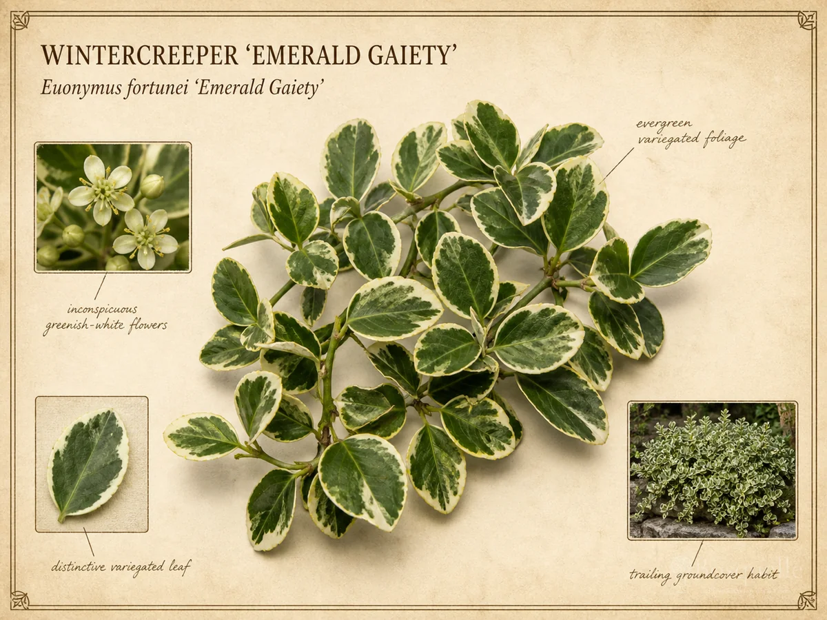 Wintercreeper 'Emerald Gaiety'