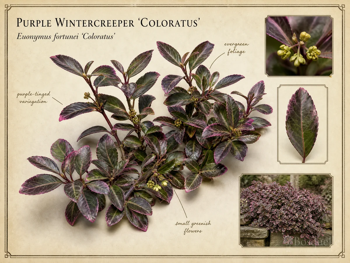 Purple Wintercreeper 'Coloratus'