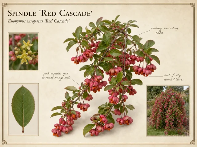 Spindle 'Red Cascade' — How to plant euonymus