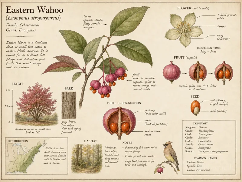 Eastern Wahoo (Euonymus atropurpureus)