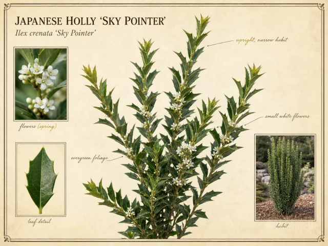 Japanese Holly 'Sky Pointer'