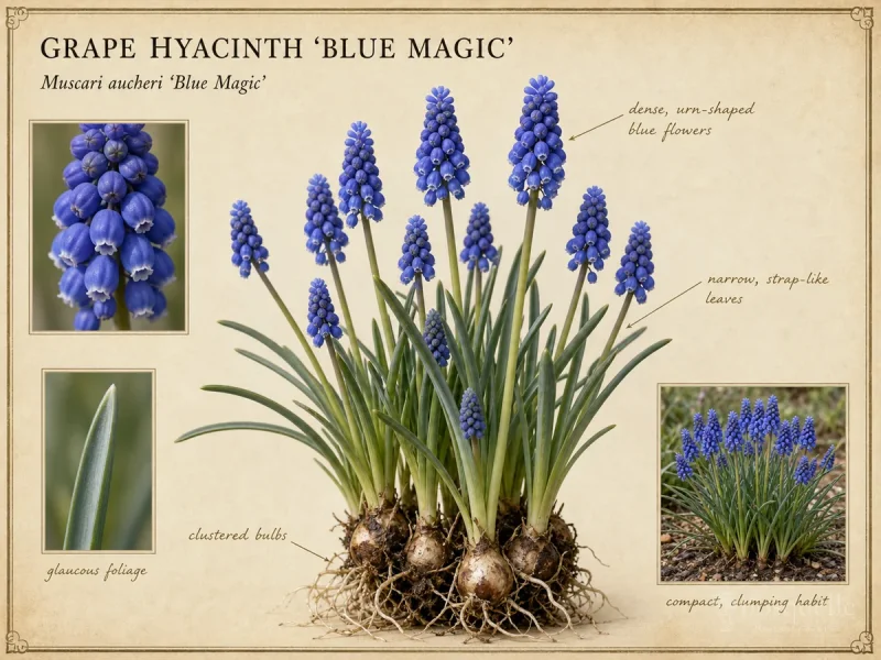 Grape Hyacinth ‘Blue Magic’ (Muscari aucheri ‘Blue Magic’)