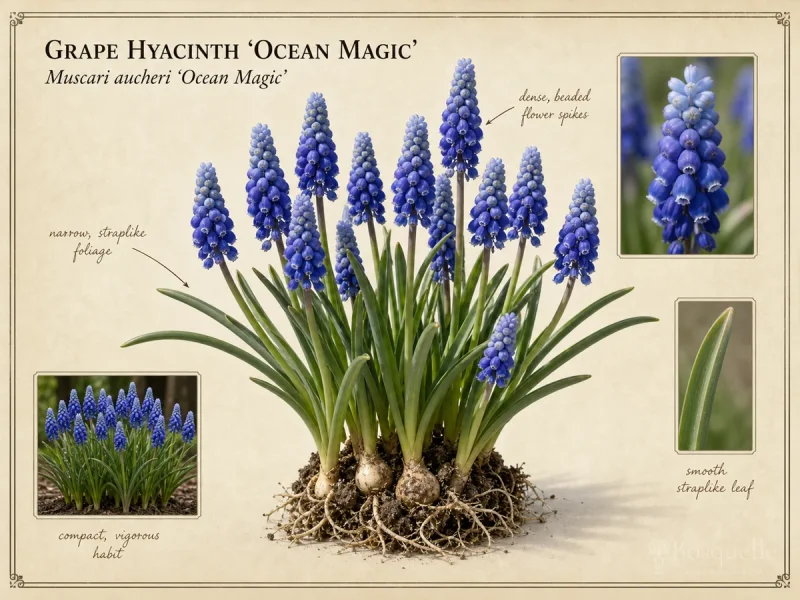 Grape Hyacinth ‘Ocean Magic’ (Muscari aucheri ‘Ocean Magic’)