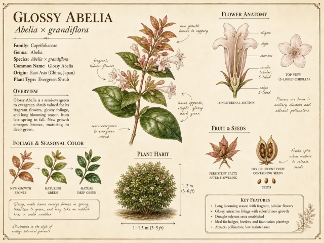 Glossy Abelia (Abelia × grandiflora)