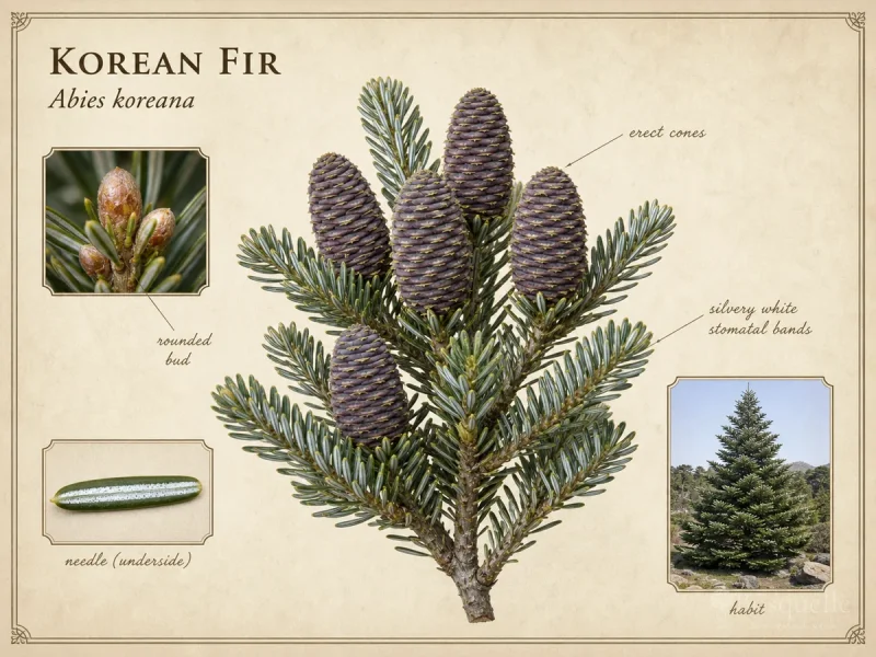 Korean Fir (Abies koreana)