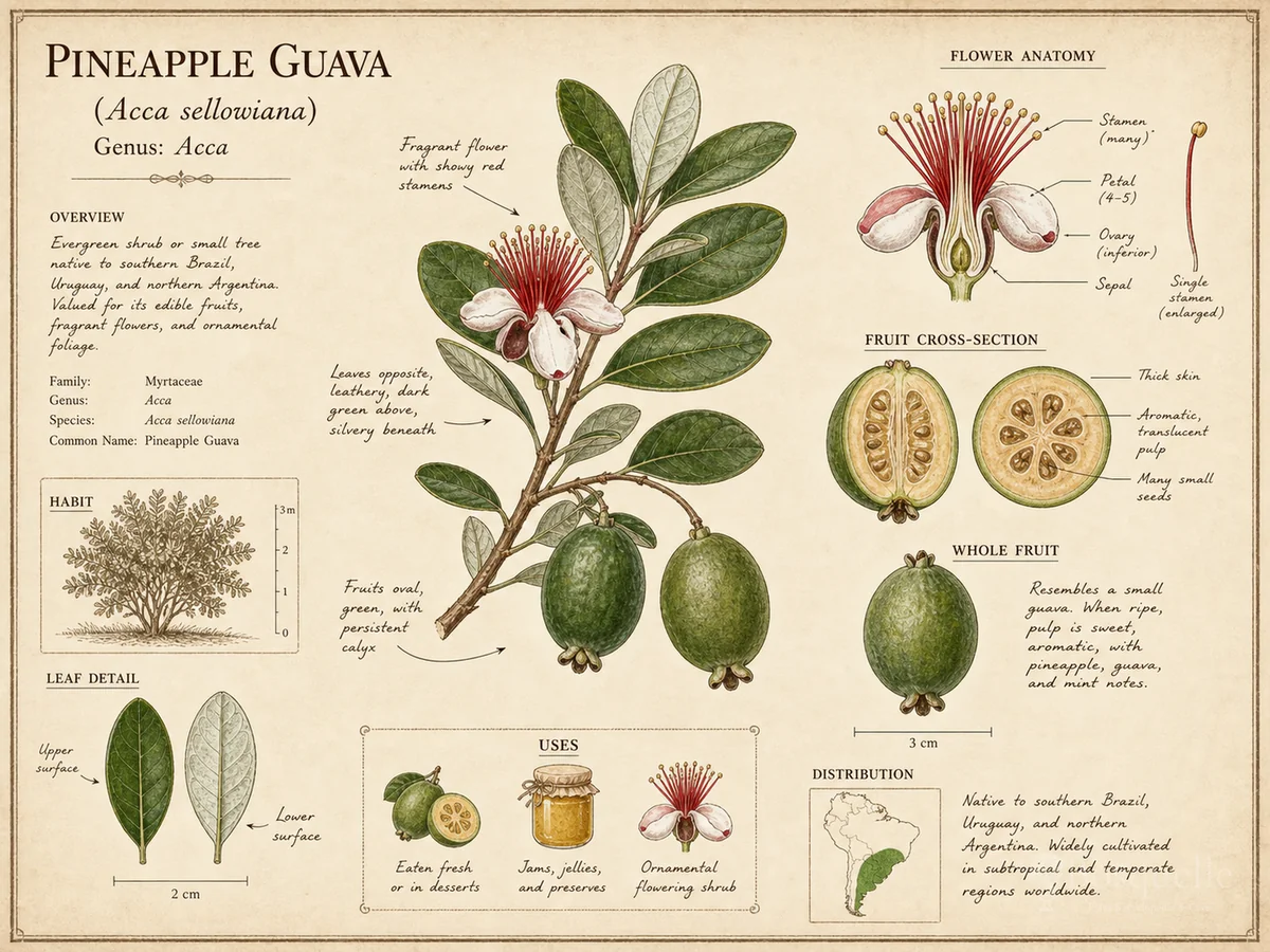 Pineapple Guava (Acca sellowiana)