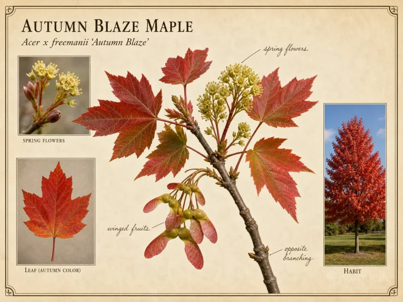 Autumn Blaze Maple — Root flare