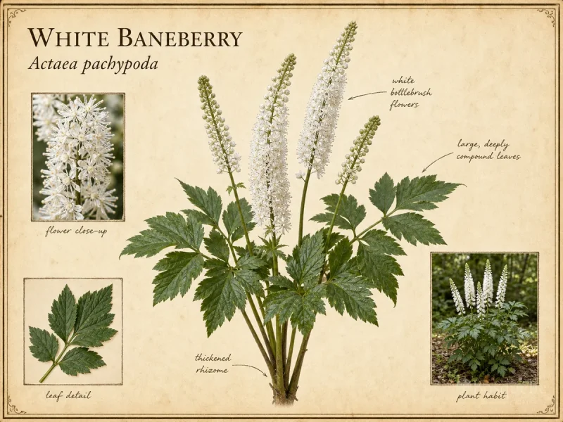 White Baneberry (Actaea pachypoda)