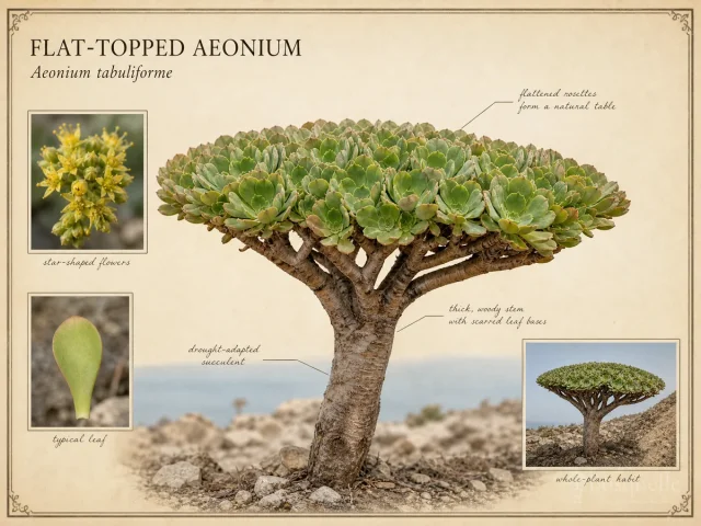 Flat-Topped Aeonium
