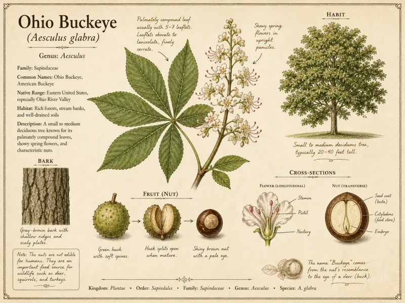 Ohio Buckeye — Not an edible chestnut