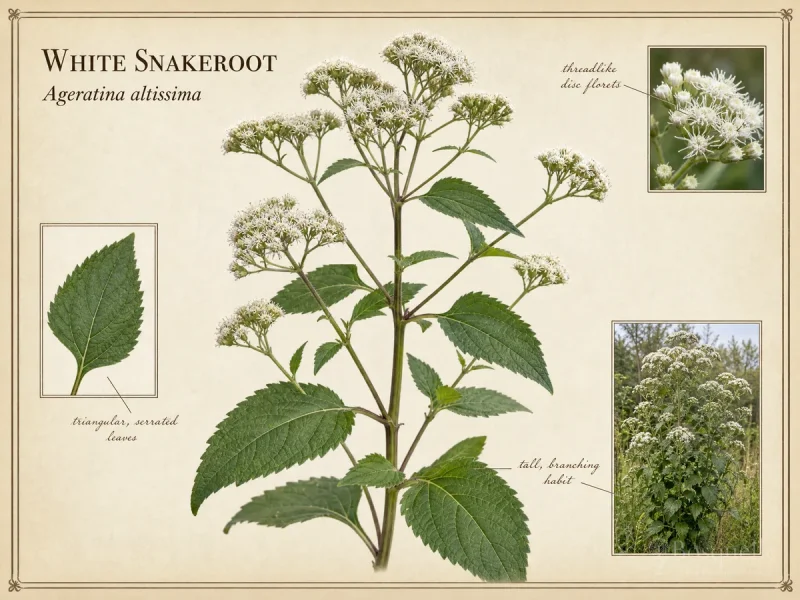 White Snakeroot (Ageratina altissima)