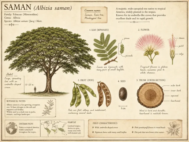 Saman (Albizia saman)
