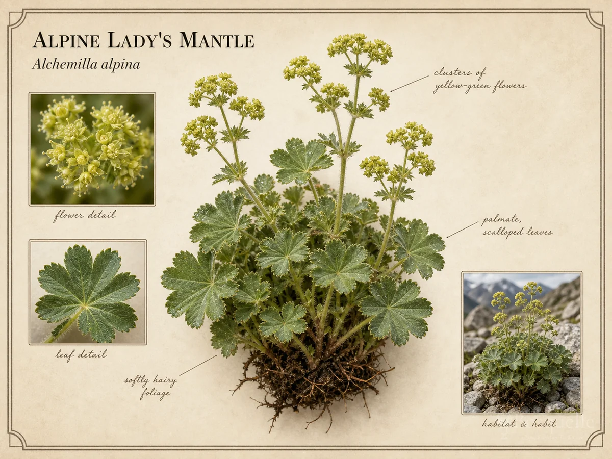 Alpine Lady’s Mantle (Alchemilla alpina)
