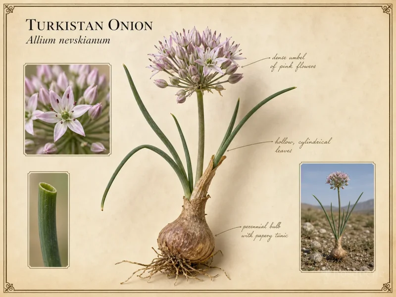 Turkistan Onion (Allium nevskianum)