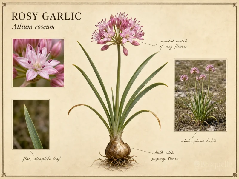 Rosy Garlic (Allium roseum)