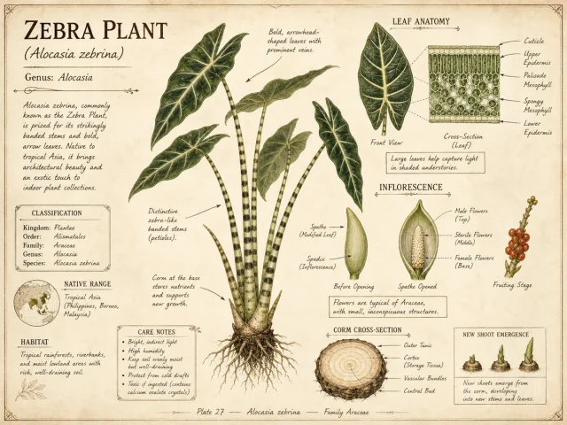 Zebra plant