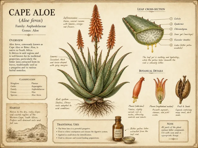 Cape Aloe (Aloe ferox)