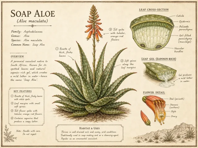 Soap Aloe (Aloe maculata)