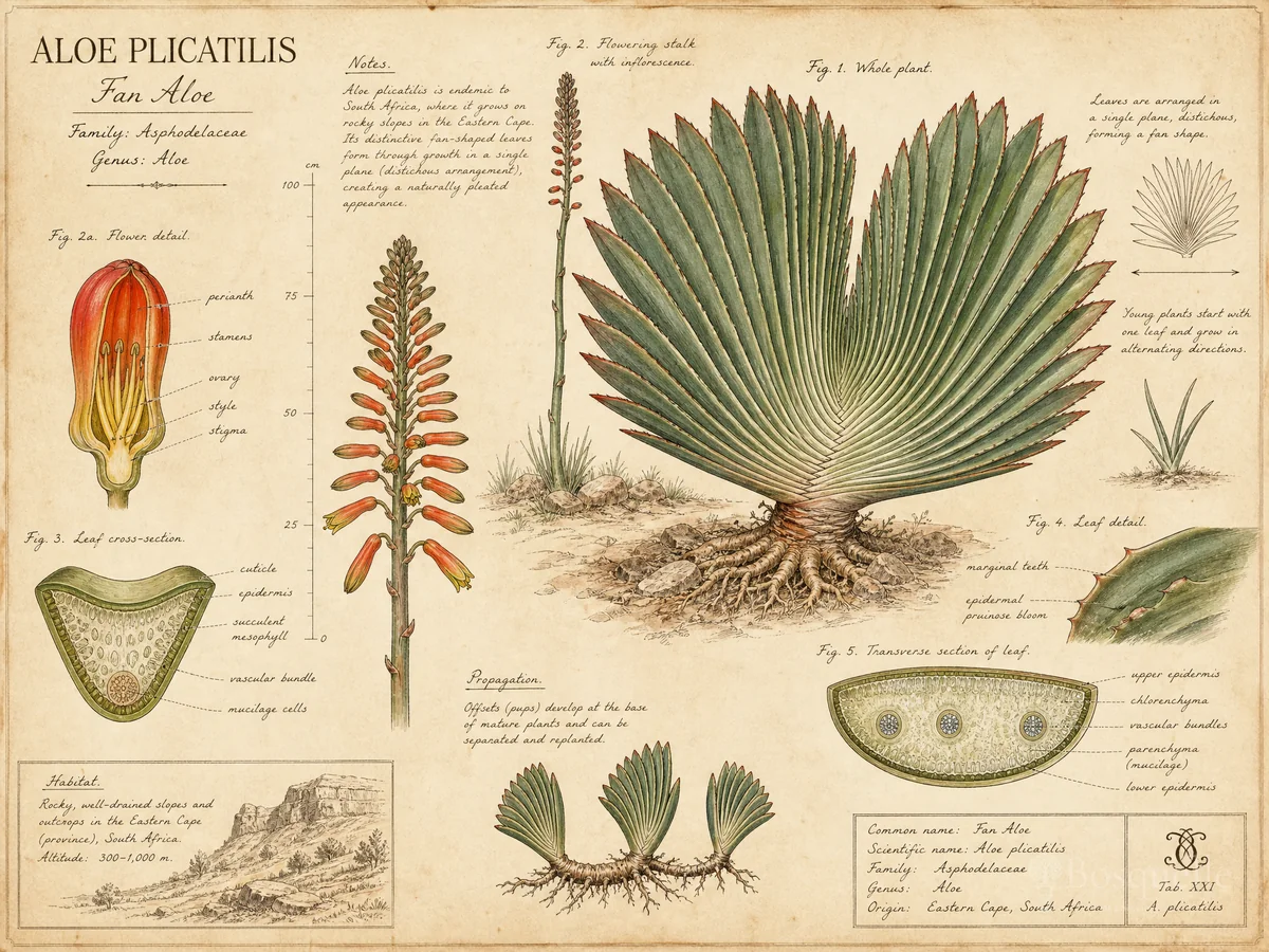 Fan Aloe (Aloe plicatilis)
