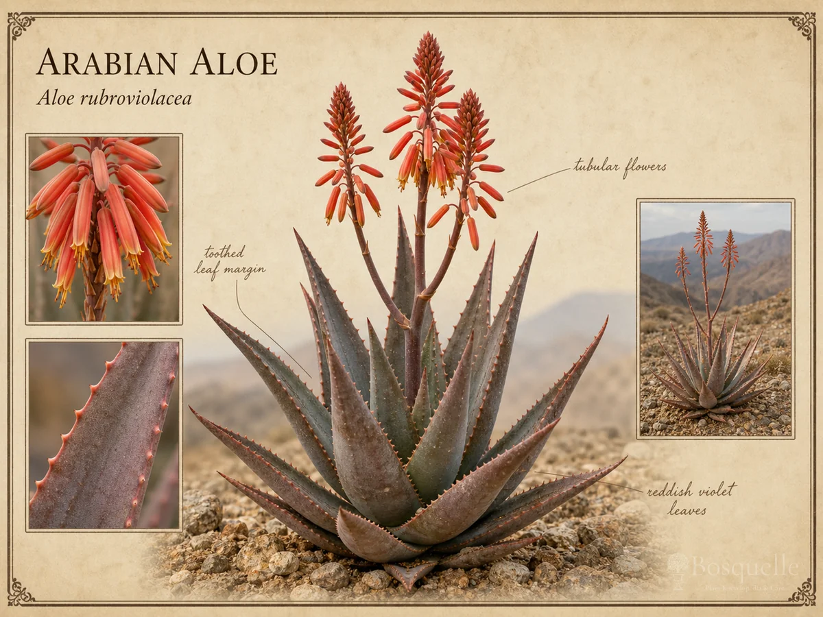 Arabian Aloe (Aloe rubroviolacea)