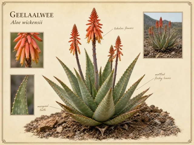 Geelaalwee (Aloe wickensii)