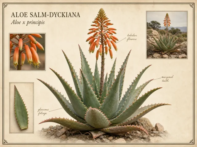 Aloe salm-dyckiana (Aloe x principis)