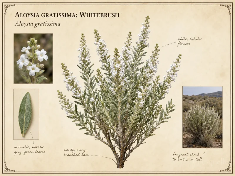 Aloysia gratissima: Whitebrush (Aloysia gratissima)
