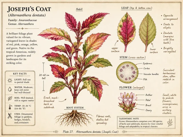 Joseph’s Coat (Alternanthera dentata)