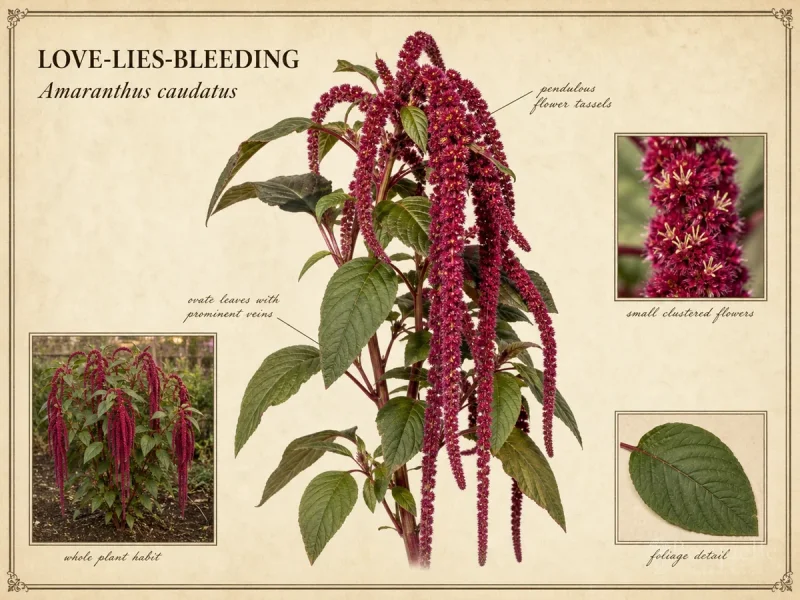 Love-Lies-Bleeding (Amaranthus caudatus)