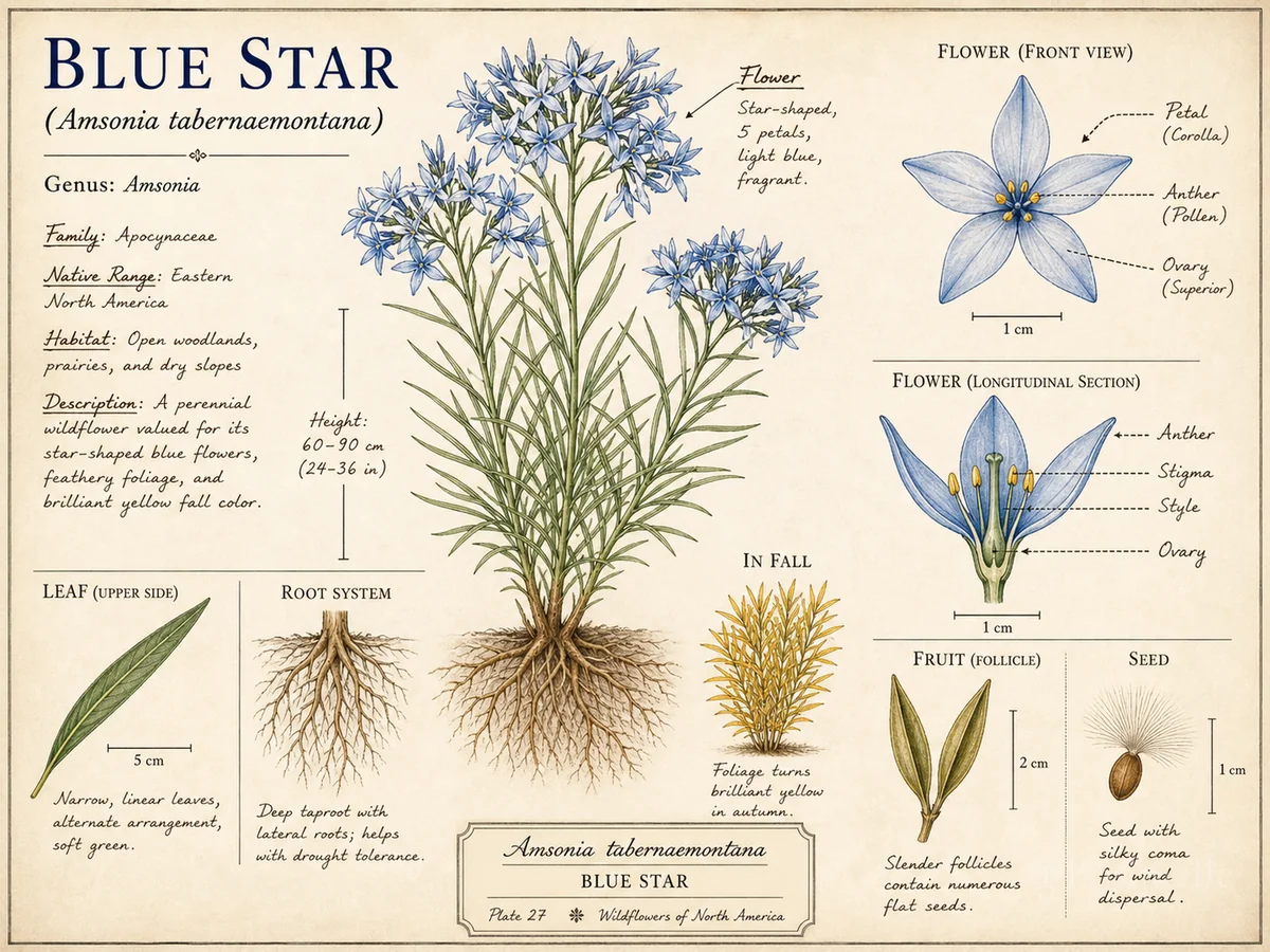 Blue Star (Amsonia tabernaemontana)