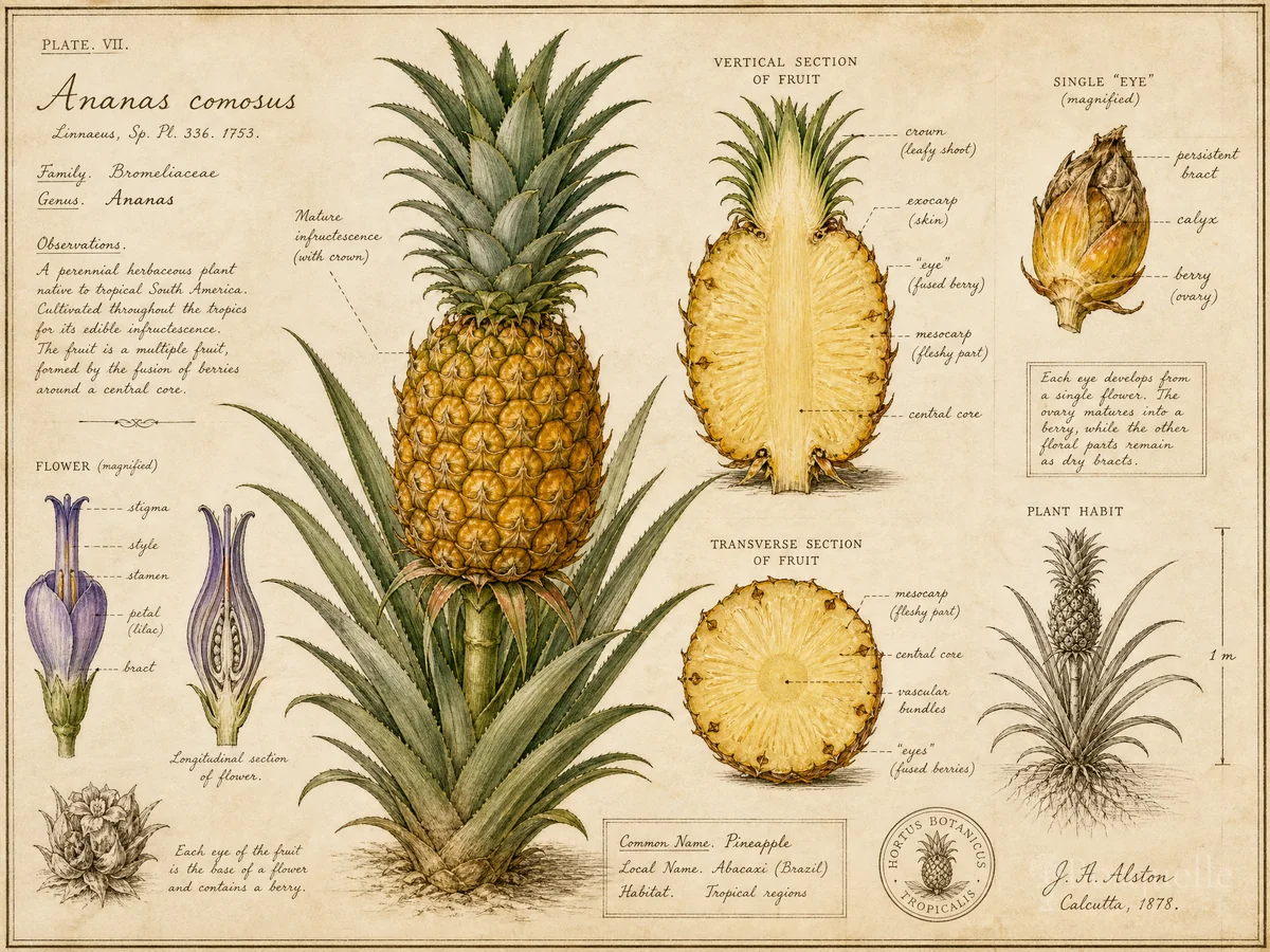 Pineapple (Ananas comosus)