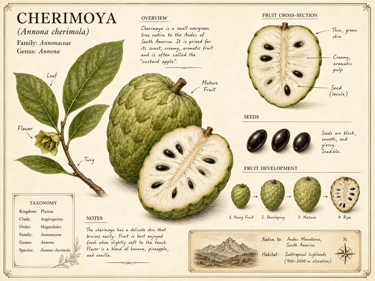 Cherimoya (Annona cherimola)