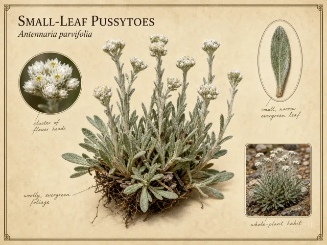 Small-Leaf Pussytoes (Antennaria parvifolia)
