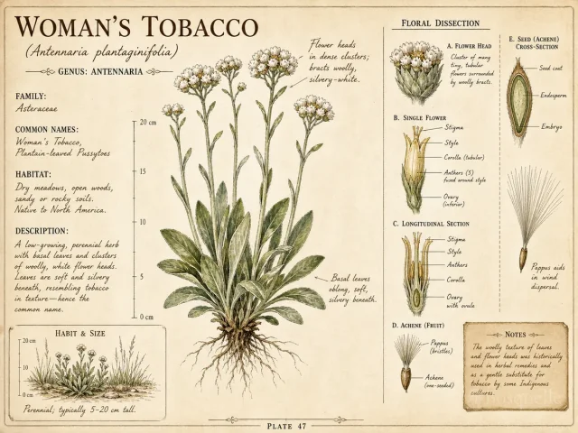 Woman's Tobacco — Full sun, lean soil, and drainage after rain