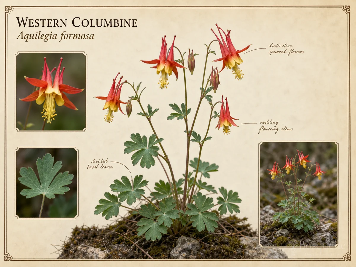 Western Columbine (Aquilegia formosa)