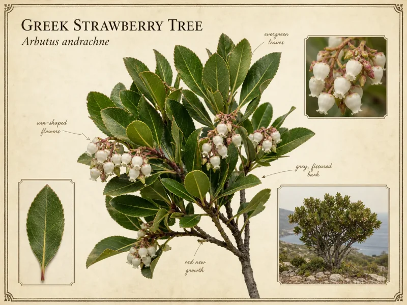 Greek Strawberry Tree (Arbutus andrachne)