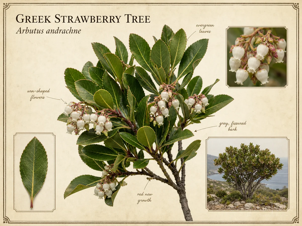 Greek Strawberry Tree (Arbutus andrachne)