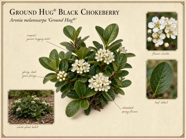 Ground Hug® Black Chokeberry (Aronia melanocarpa Ground Hug®)