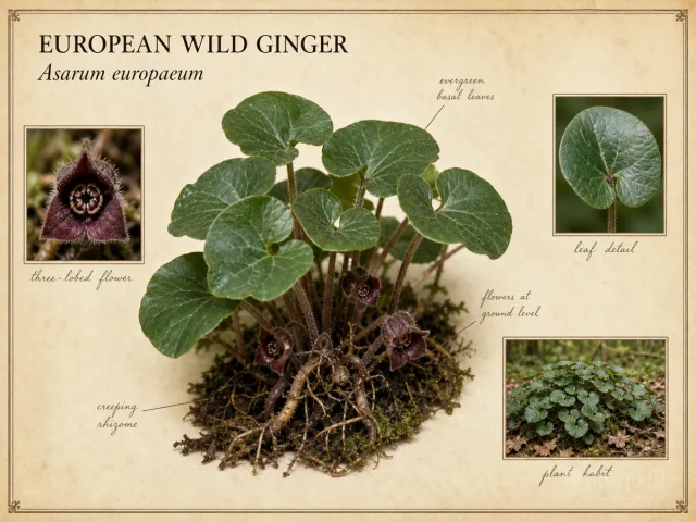 European wild ginger (Asarum europaeum)
