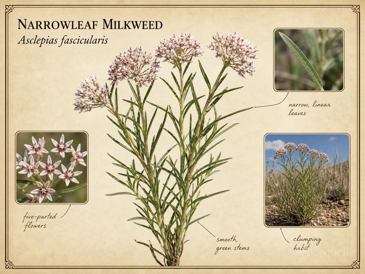 Narrowleaf Milkweed (Asclepias fascicularis)