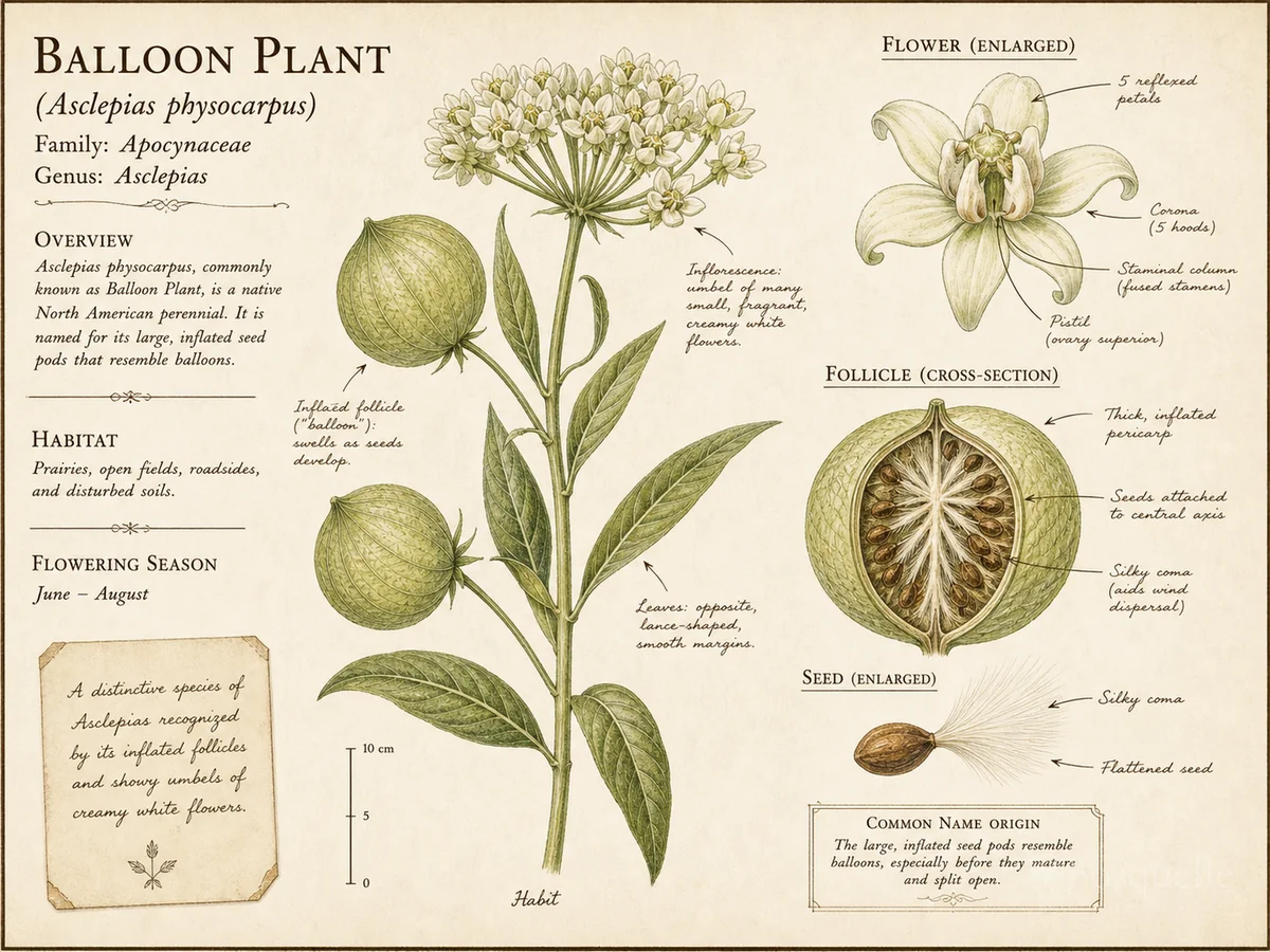 Balloon Plant (Asclepias physocarpus)