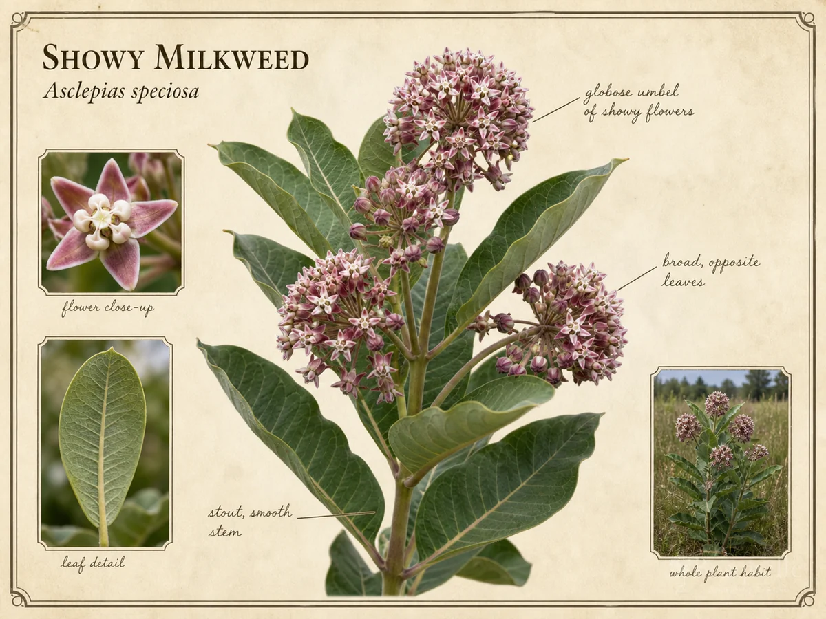 Showy Milkweed (Asclepias speciosa)