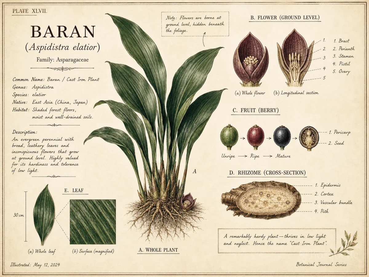 Baran (Aspidistra elatior)