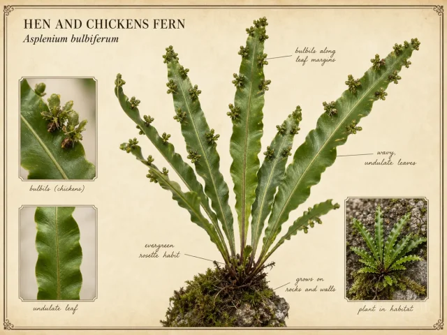 Hen and Chickens Fern — Give it bright indirect light, water the pot rim,…