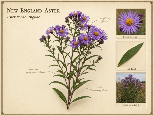 New England Aster (Aster novae-angliae)