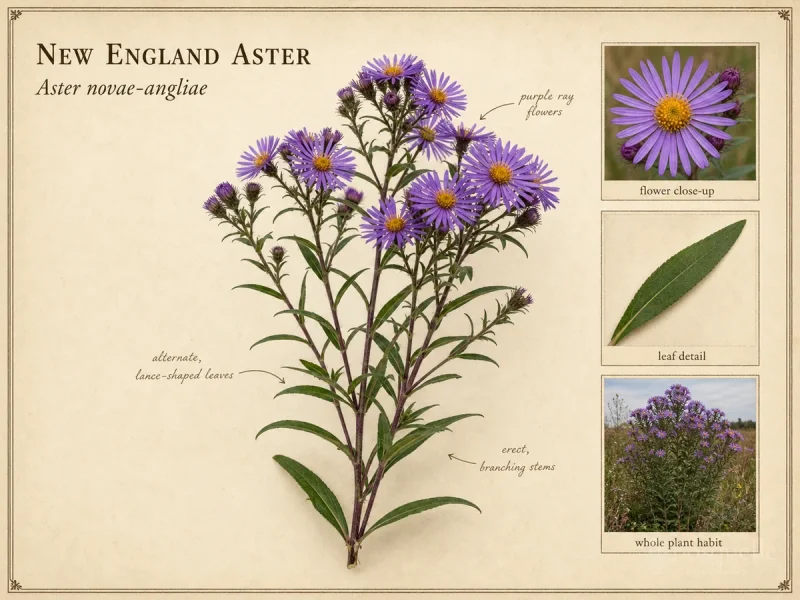 New England Aster (Aster novae-angliae)