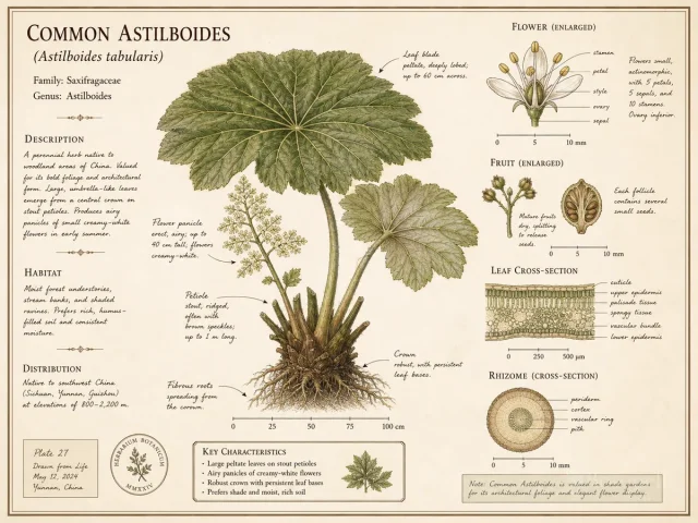 Common Astilboides (Astilboides tabularis)