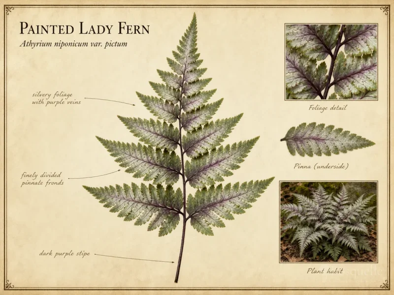 Painted Lady Fern — Give it part shade and soil that stays…