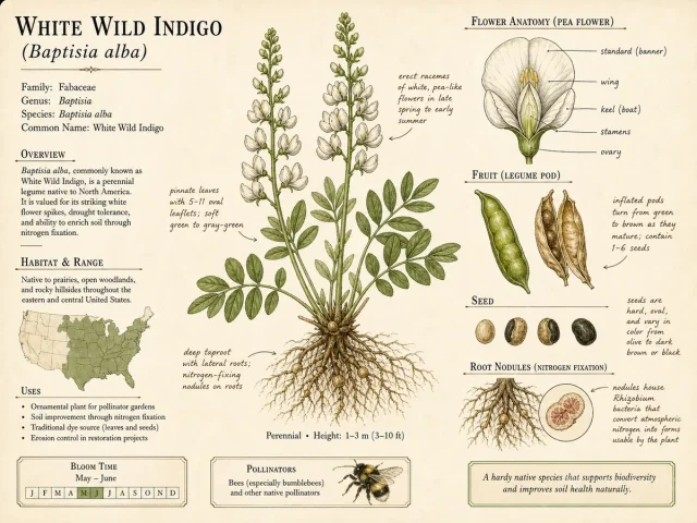 White Wild Indigo